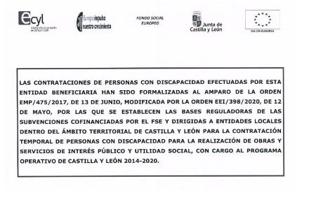 Imagen Concesión de subvención del Servicio Público de Empleo